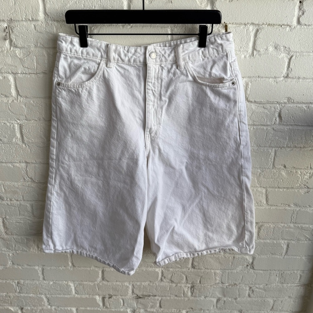 Zara White Denim Jeans Size 10